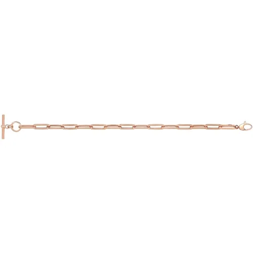 9ct Rose Gold Hollow Bracelet 4.70g